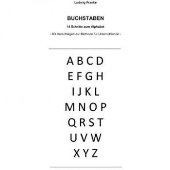 Buchstaben: 14 Schritte zum Alphabet