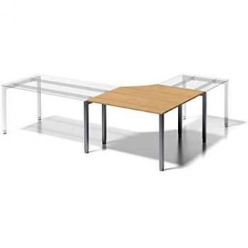 BISLEY Cito Metallgestell Silber, höhenverstellbar U‑Form