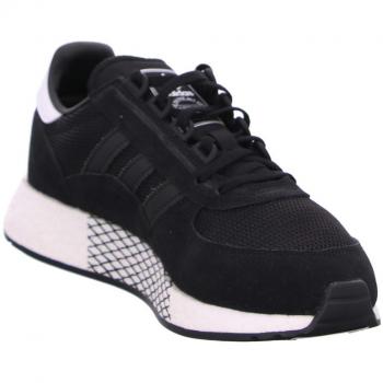 Adidas Herren Marathon Tech Running Shoes, Schwarz/Weiß, 45 1/3 EU