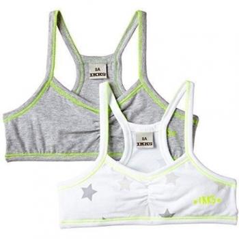 IKKS NEON BITUME Sujetador Niñas, Talla 4 años, Gris