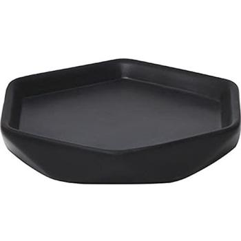 Portasapone Design Diamante Nero