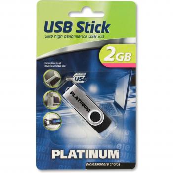 Platinum Twister 2 GB Speicherstick, schwarz