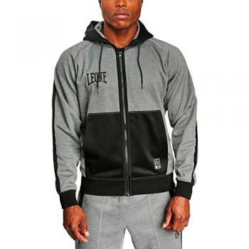 Leone1947 Sudadera Melange Full Zip Gris L