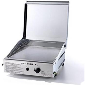 Piastra di cottura in acciaio a gas GPL/Metano Ompagrill Plancha Single 4044/M