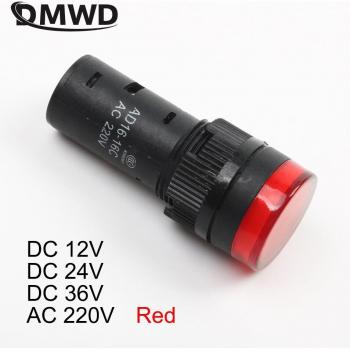 Lampe indicateur LED 16 mm – 20 pièces – AD16‑16C (AC220V, DC36V)