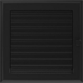 Aération Oskar Noir 22x22 avec Persiennes