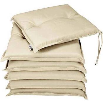 Coussins crème pour chaises Boston