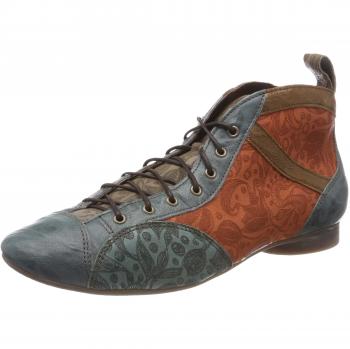 Think! Damen Guad_282288 Desert Boots, Blau (Agave/Kombi 65), 40 EU