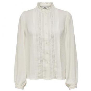 JDY Rüschenbluse JDYELLIS L/S LACE SHIRT WVN NOOS