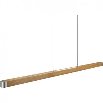 HerzBlut Novelie Oiled Oak LED Chandelier