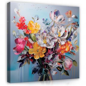 Farbenfrohes Wandbild für Wohnzimmer