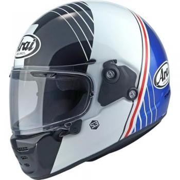 Arai Concept‑XE Temu L – Versión Tricolor Negra/Blanco/Azul