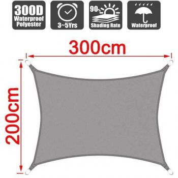 Waterproof 300D Garden Shade Sail