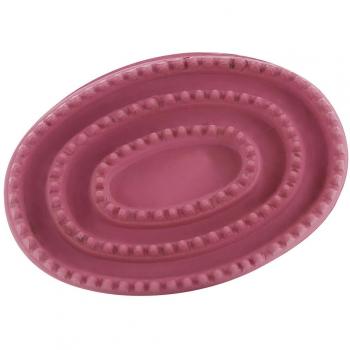 HIPPOTONIC Black Soft-Handle Curry Comb (S)