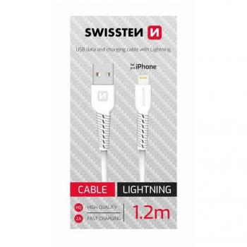 Swissten Datenkabel USB zu Lightning 1,2 M