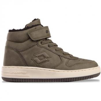 LOTTO Sneakerboots, Winterschuhe, Schnürboot, Größe 31, grün Olive/Schwarz, kuschelig-wärmendes Futter