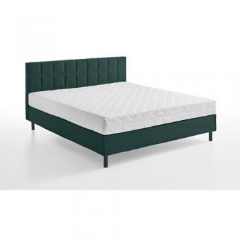 Boxspringbett ATLANTIC HOME COLLECTION Nikola, Liegefläche 180 cm x 200 cm, grün (dunkelgrün)