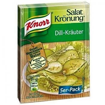 Knorr Salatkrönung Dill Kräuter Dressing 45 g Beutel (15×45 g)