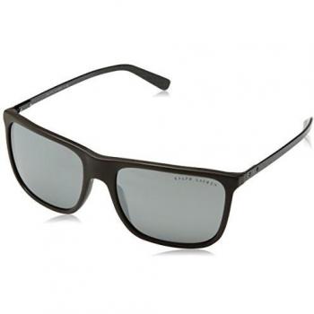 Ralph Lauren 0RL8157436G Occhiali da Sole, Marrone (Olive/Sanblast Brown/Mirrorsilver)