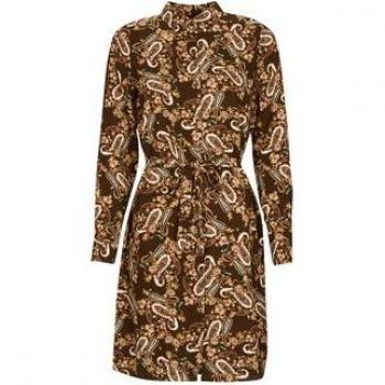 Vero Moda VMSAGA Women's Brown Mini Dress