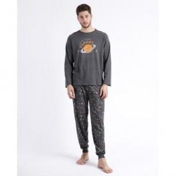 Planeta Relax Pijama Hombre, Algodón DIVER
