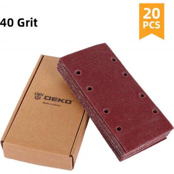 DEKO 20er Pack Schleifpapier