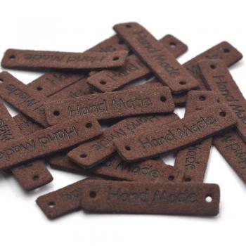 KALASO 20Pcs Dark Coffee Sewing Accessories Labels