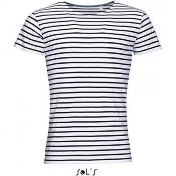 Sol's Miles Striped Crewneck Shirt