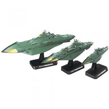 Modelo en Escala 1/1000 de la Nave Yamato 2202