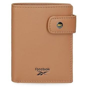 Cartera Reebok Unisex Switch Vertical con Cierre de Click Marrón