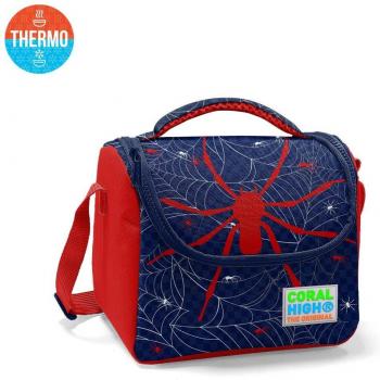 Coral High Kids Lunch Box Termica Blu Scuro Rosso 11720