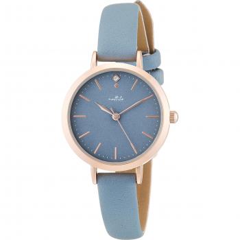 Reloj NF Ashley con Pulsera Rosa y Azul Libre de Níquel