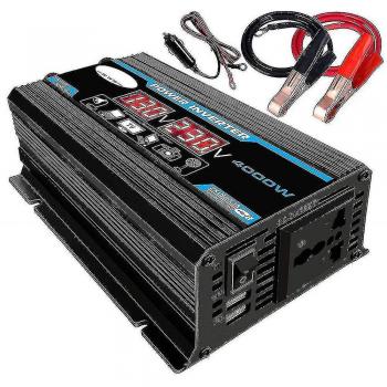 Ondes Pures 4000 W Inverseur 12 V/220 V Télécommande Intelligente