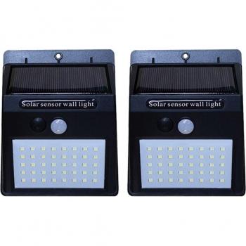 48/30 LED Solar Powered Motion Sensor Wall Lamps