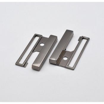 40/50 MM Metal Plating Rectangle Belt Buckles for Leather Work Coats