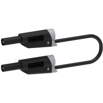 Câble de connexion Banane mâle 4 mm 1.00 m noir