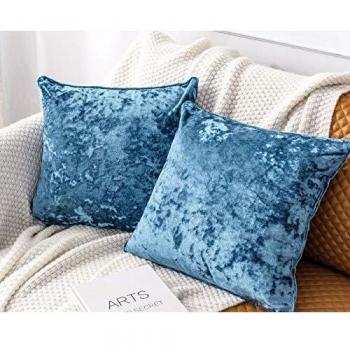 LuxuryBlue Velvet Cushion Pack