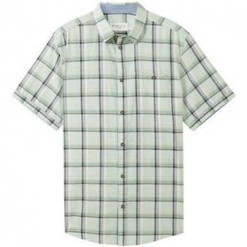 Chemise à carreaux classique Tom Tailor M