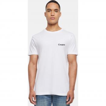Mister Tee X Artista Camicia a Maniche Corti Compton Emb White 2XL