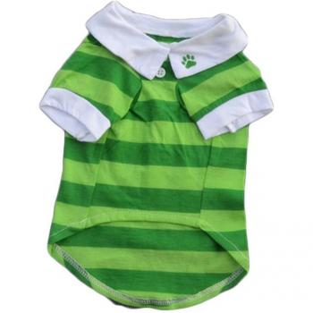 T-shirt pour chien à motif rayé