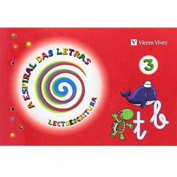 A ESPIRAL DAS LETRAS. LECTOESCRITURA 3 (Tapa blanda).