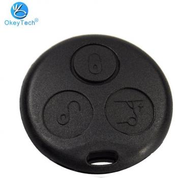 OkeyTech 3-Button Key Cover Replacement for Mercedes Benz Forfour