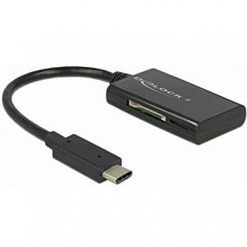 DeLOCK lecteur de carte mémoire USB Type-C 4 slots