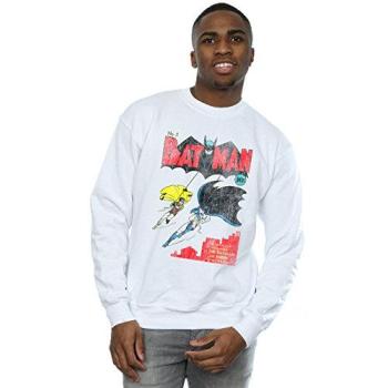 Men’s DC Comics Batman Issue 1 Cover Sweatshirt – XL, White