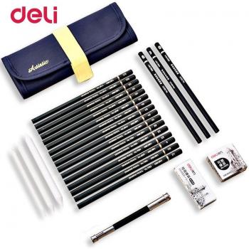 Deli 26 pièces set de dessin