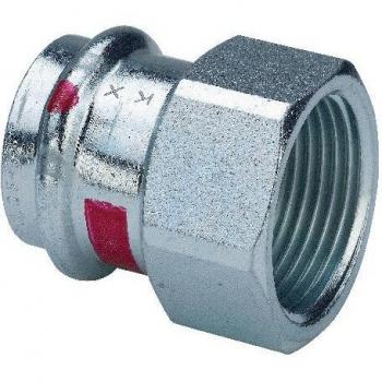 Raccord de plomberie Viega Prestabo 18 mm x Rp 3/4, acier non allié