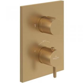Villeroy et Boch Conum Thermostat encastré Or Brossé