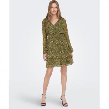 Vestido Only Adele Verde Mujer