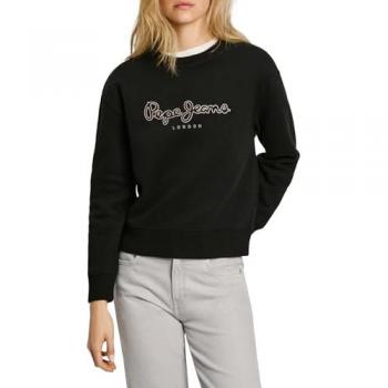 Mujer PeJeans Frida: Sudadera Algodón Negra