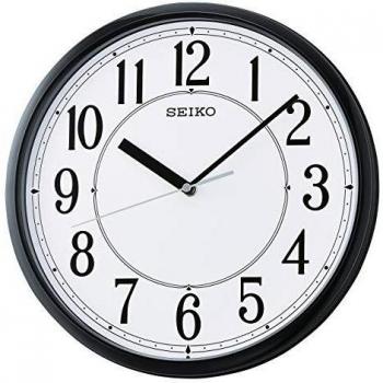 Seiko Wanduhr schwarz Ø 30,5cm